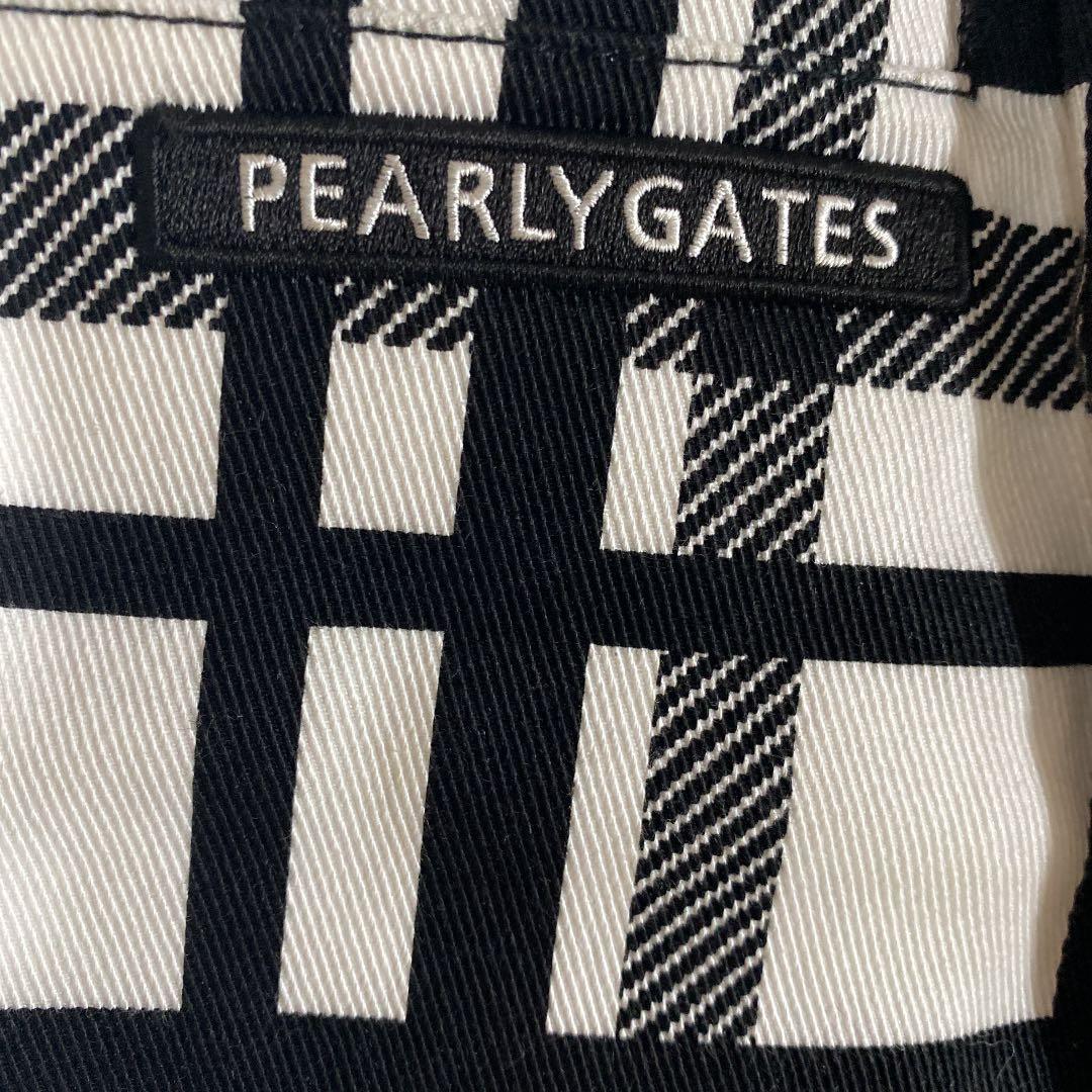 パーリーゲイツレディース30ANNIVERSARYチェックPGロゴ入りスカート