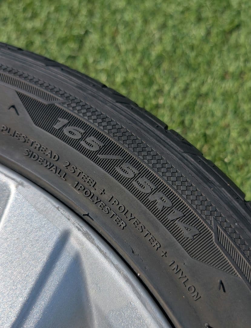 い*ぬ様 送料込　165 55 14インチ 2本セット