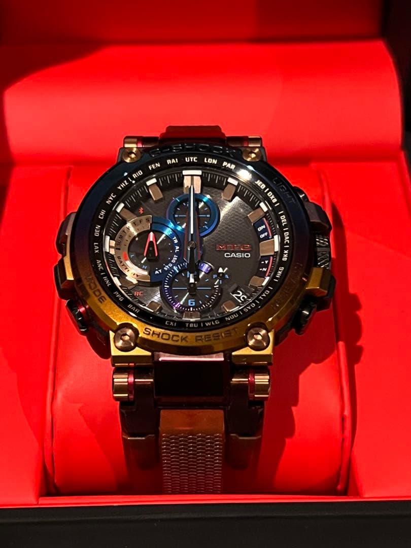 ジーショック G-SHOCK MT-G B1000VL 4AJR 火山雷
