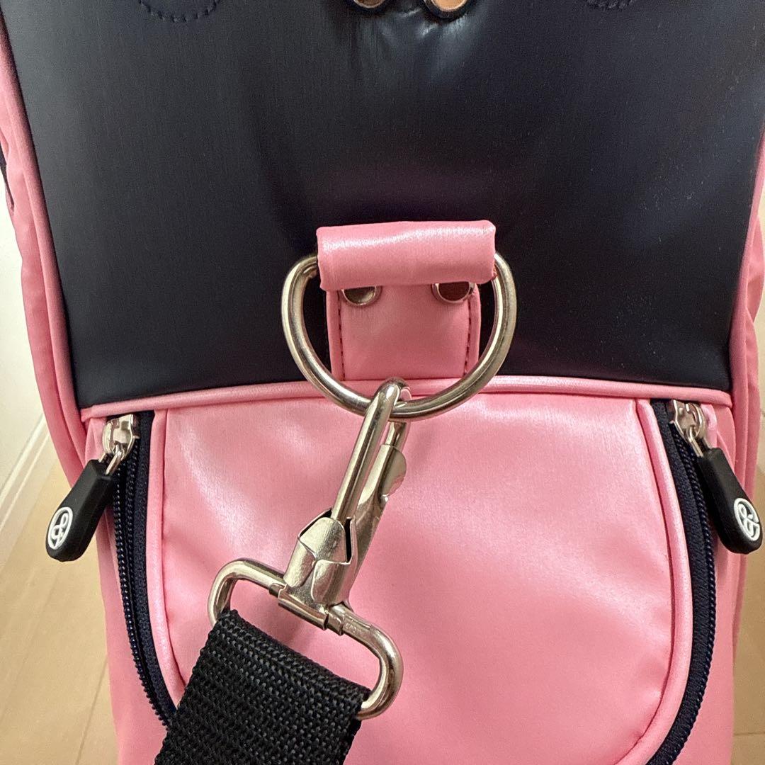 and per se アンパスィ ゴルフ キャディバッグ９型【ピンク】超美品！