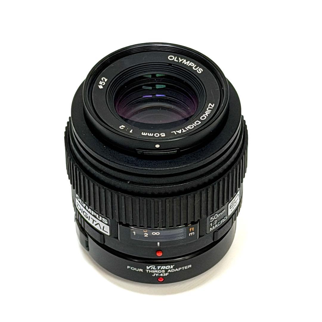 オリンパス ED 50mm F2.0 Macro M4/3 マウントアダプター付