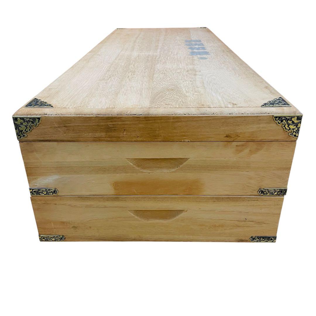 桐 衣装ケース 衣装箱 2段 蓋付き 桐箪笥 着物 和服 高級