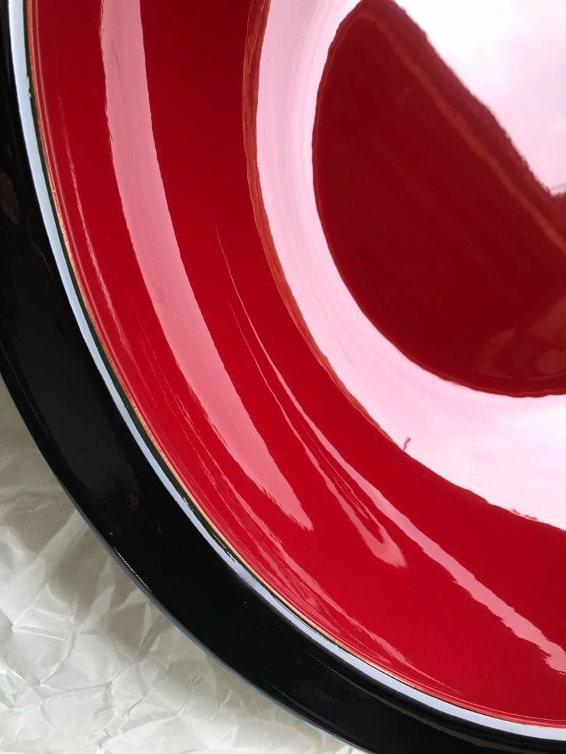 高級こね鉢 55㎝ 6.5㎏　黒内朱