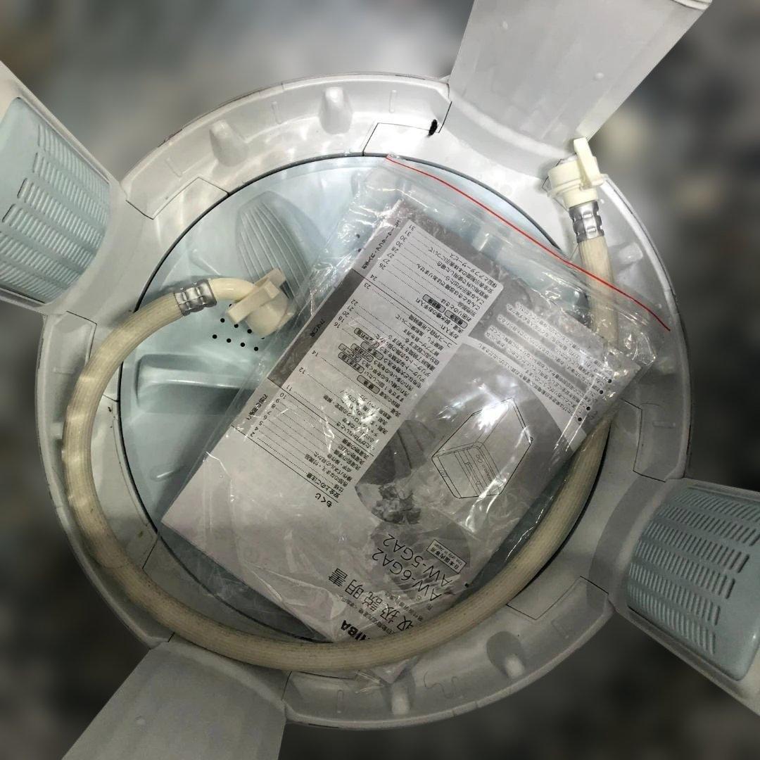 東芝 全自動洗濯機 5kg AW-5GA2 2023年製 単身用112944-2