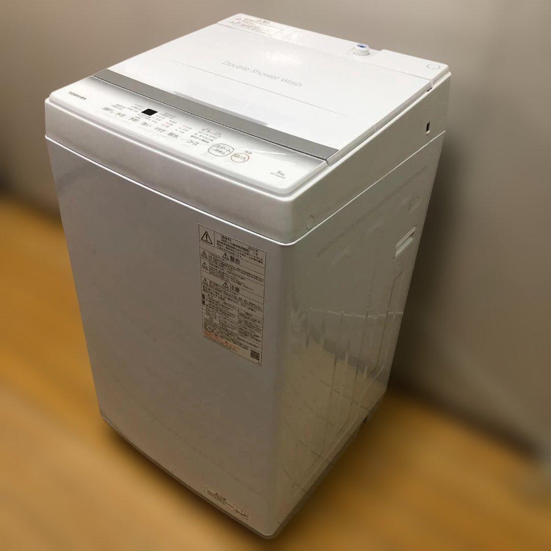東芝 全自動洗濯機 5kg AW-5GA2 2023年製 単身用112944-2