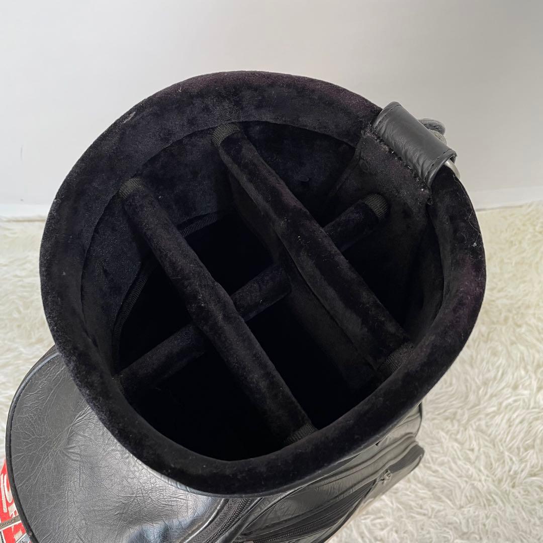 人気モデル✨良品✨SRIXON レザー×エナメル キャディバッグ フード付き