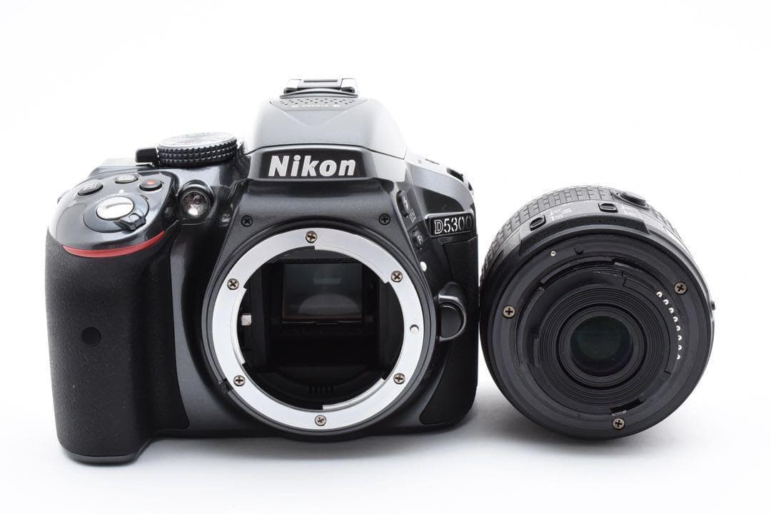 ニコン D5300☆一眼レフカメラ☆S数僅か200回☆Wi-Fi☆グレー