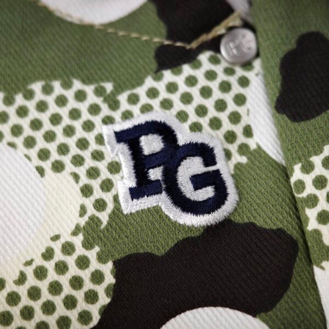 【PEARLY GATES】レディース ドットカモ柄ストレッチロングパンツ0番S