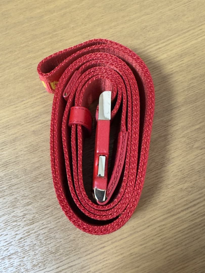 RIMOWA 赤 ラゲージベルト スーツケース ナイロン ストラップ 収納袋付き