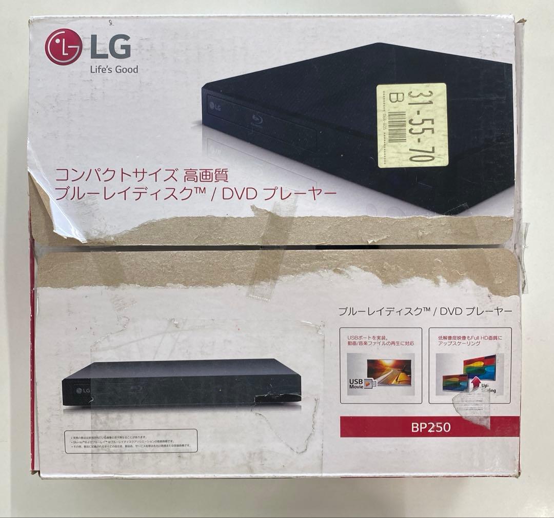 LGブルーレイプレーヤーフルHDアップコンバートHDMIケーブル付属 BP250