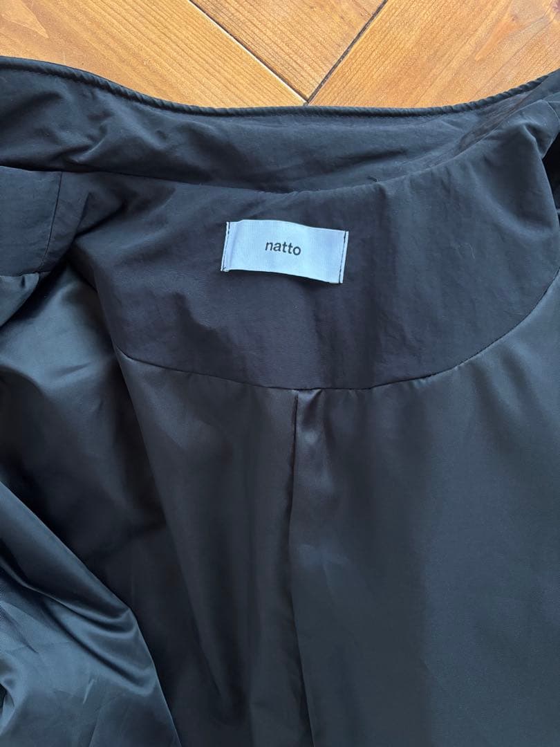 natto ハイクオリティ ミリタリーモッズコート / ブラック
