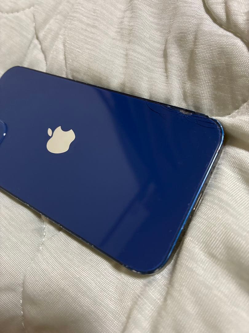 Apple iPhone 12mini ブルー 本体 128GB 傷あ