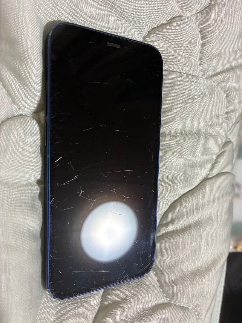Apple iPhone 12mini ブルー 本体 128GB 傷あ