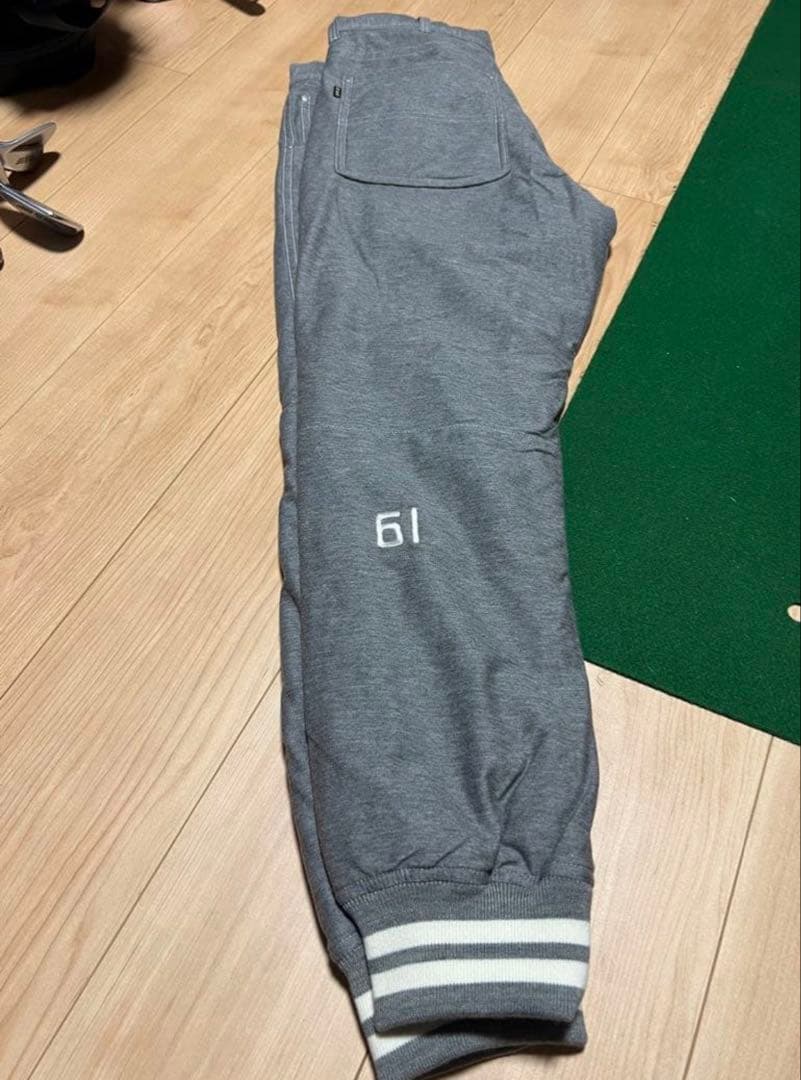 ラフ＆スウェル　ゴルフ　防寒ジョガーパンツ　グレー　美品　Ｍサイズ