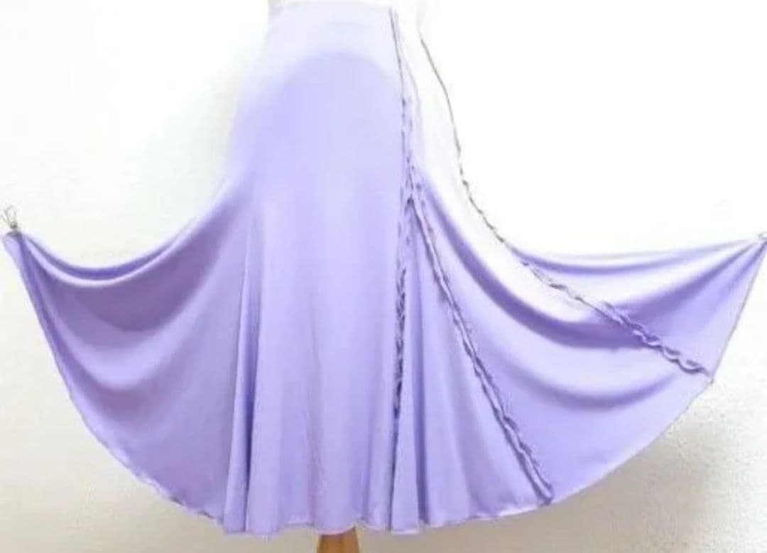 SALE☆チャコット　社交ダンス　スカート M ラベンダー 定価20900円