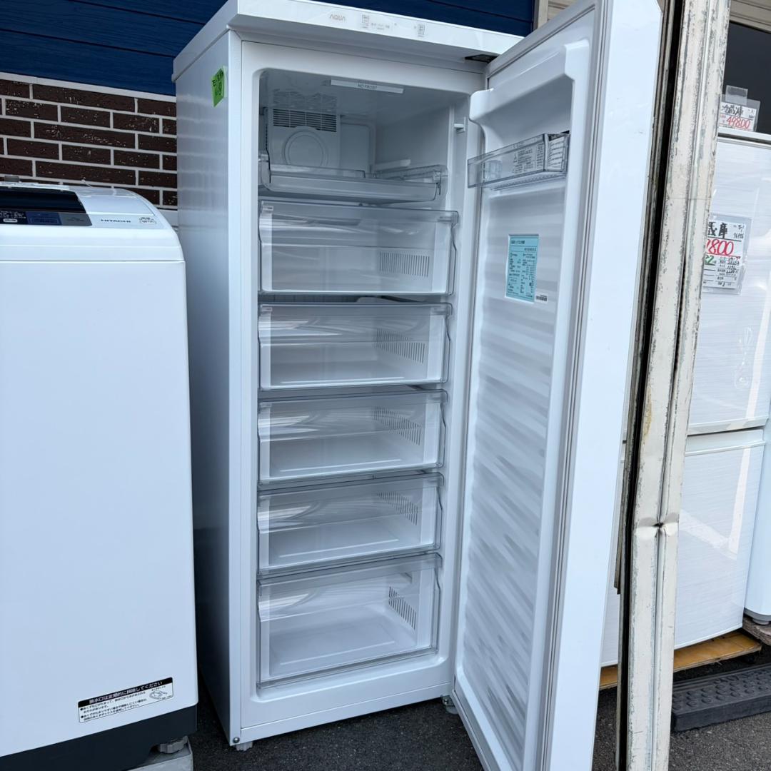 【福岡市限定】冷凍庫 アクア 2023年 153L【安心の3ヶ月保証】