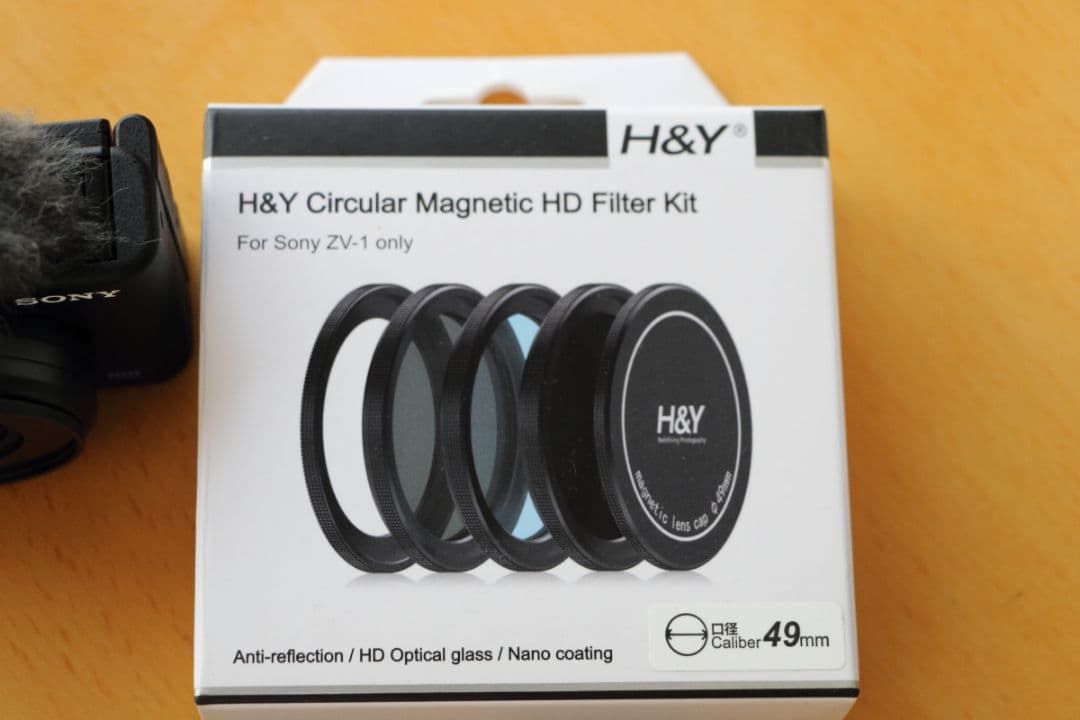 SONY ZV-1 デジタルカメラ H&Yフィルターキット付き