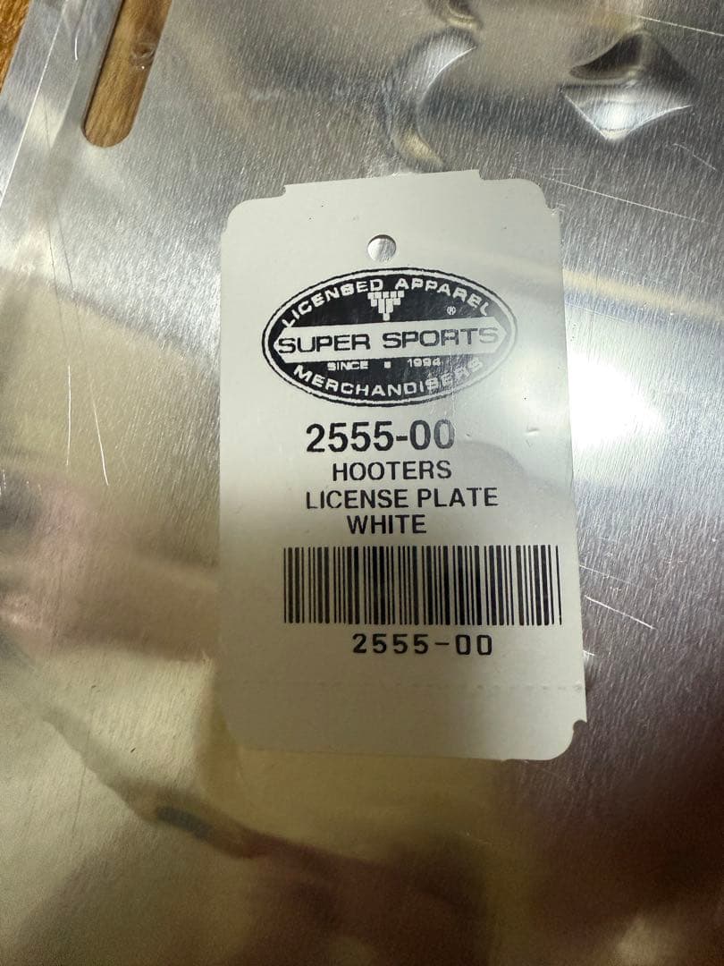 Hooters ライセンスプレート 2000年代