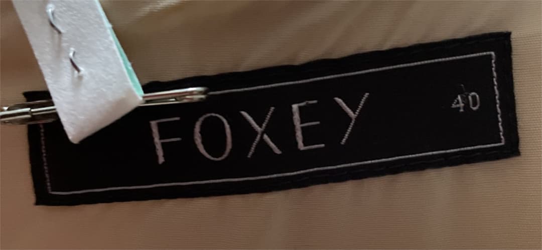 foxy バイカラーワンピース40 定価12万円