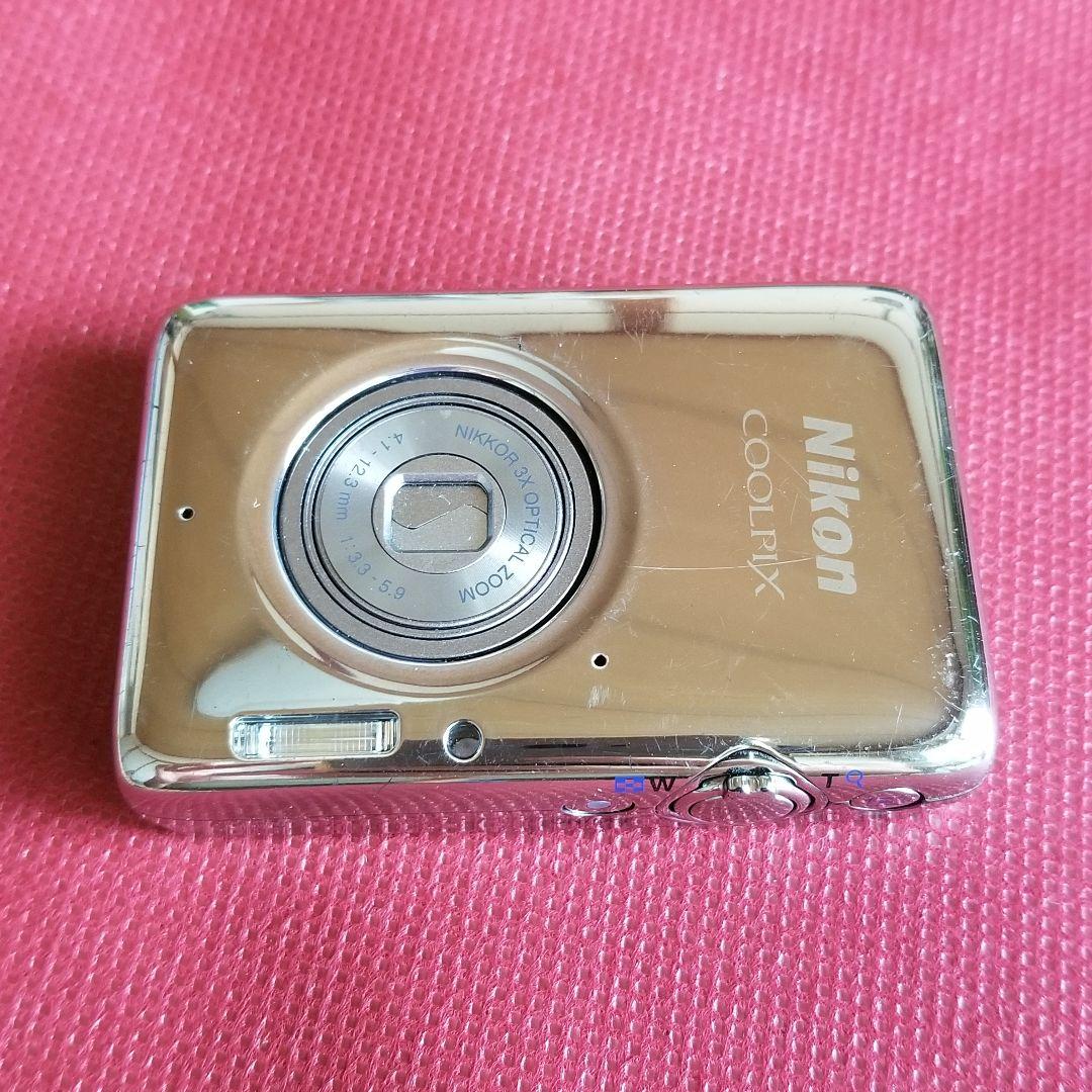 実動 Nikon ニコン COOLPIX S02 超小型ボディー希少 コンデジ