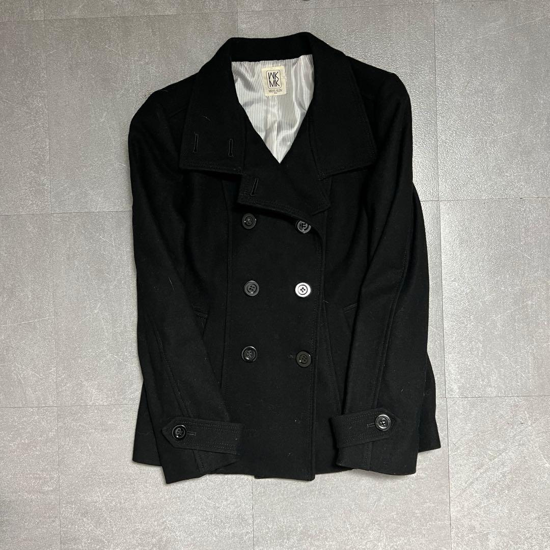 ピーコート ブラック 平成ギャルy2k グランジ ナポレオン ダークウェア