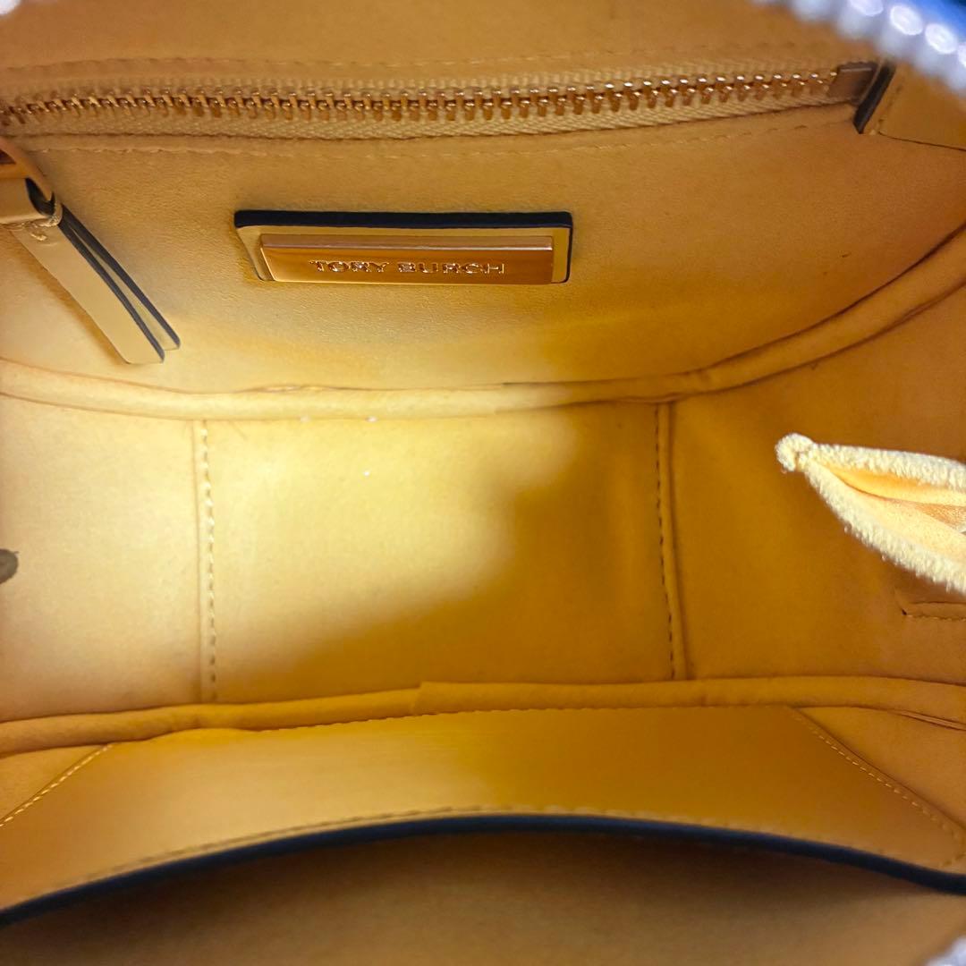 Tory Burch Tモノグラム　ジャカード　ムーンバック　ネイビー