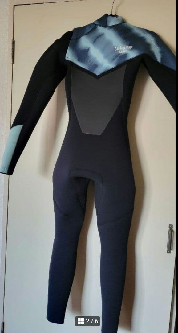 BILLABONG セミドライ ロングチェストジップ 秋冬用