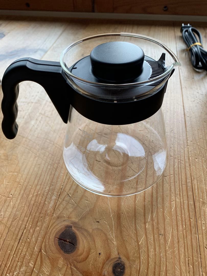 HARIO V60珈琲王2 ドリップ式コーヒーメーカー ブラック 最大5杯分