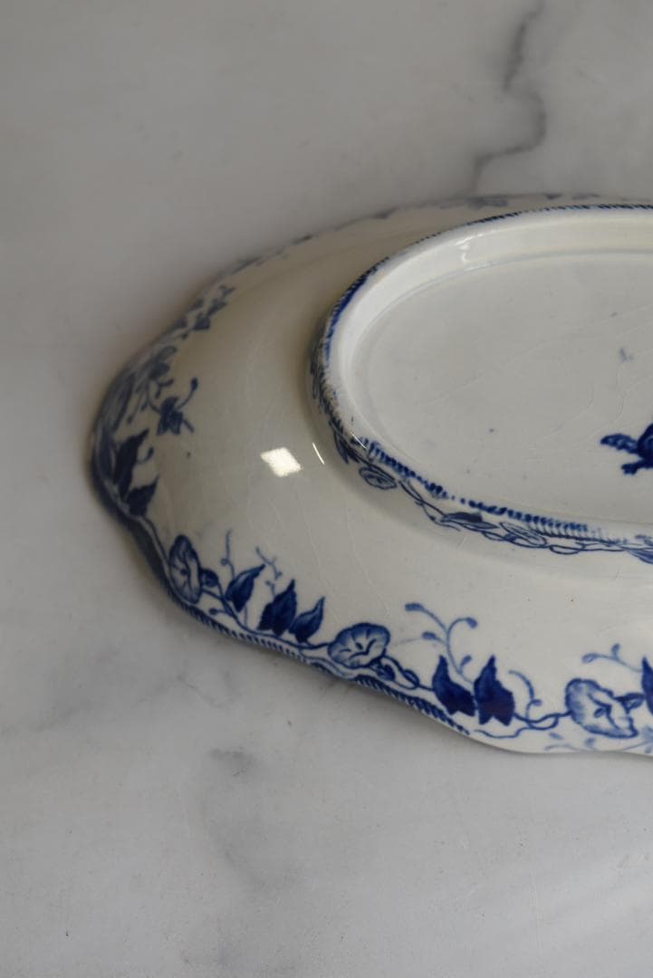 フランス19世紀　クレイユモントロー　ラヴィエ皿　フローラ　アンティーク