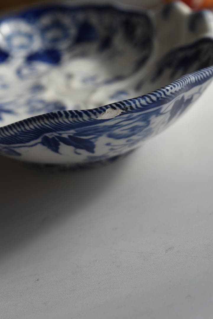 フランス19世紀　クレイユモントロー　ラヴィエ皿　フローラ　アンティーク