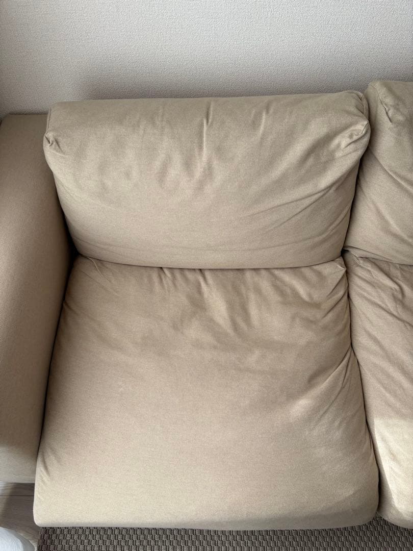 無印良品2.5シーターのソファ