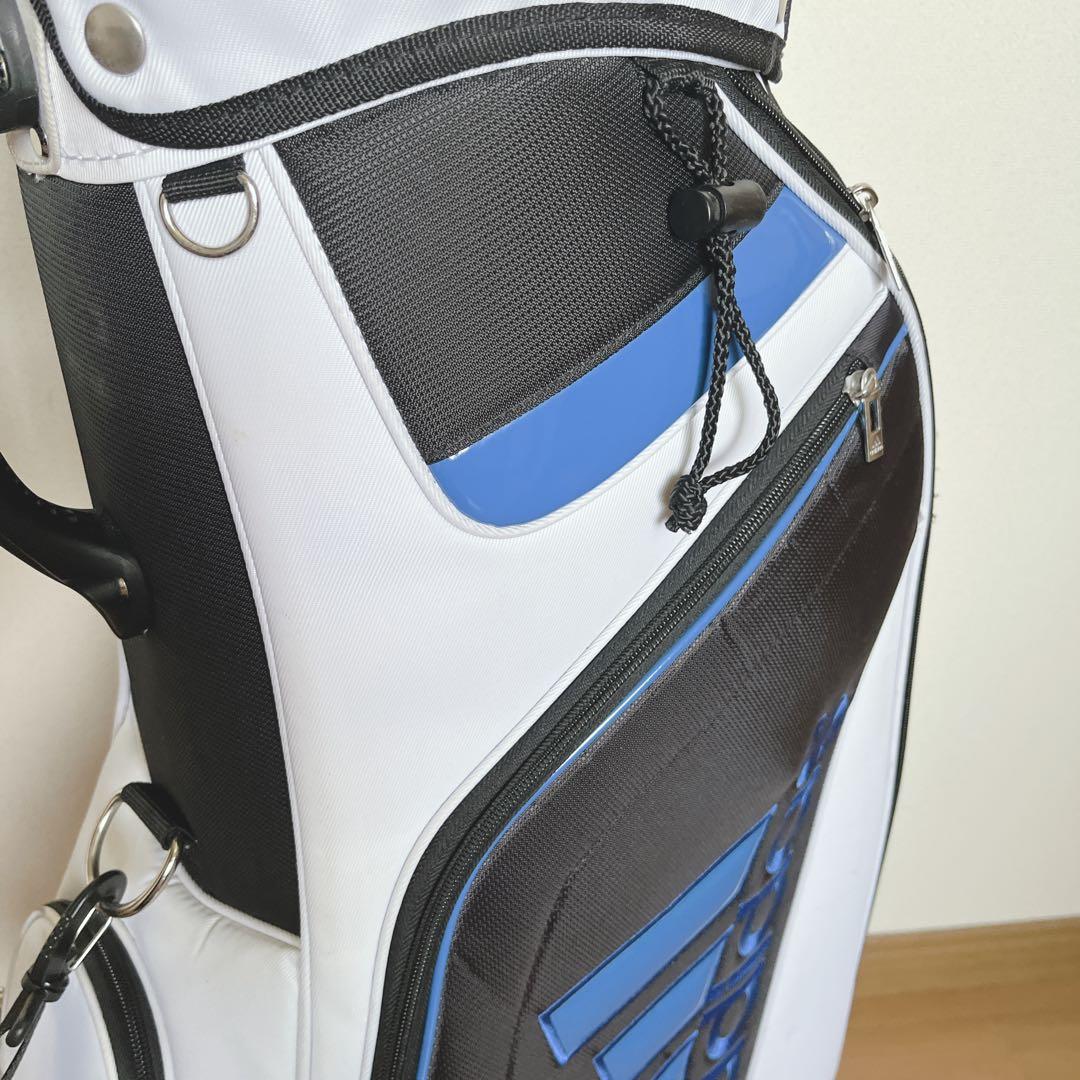 K148 adidas 軽量キャディバッグ ブルーブラック