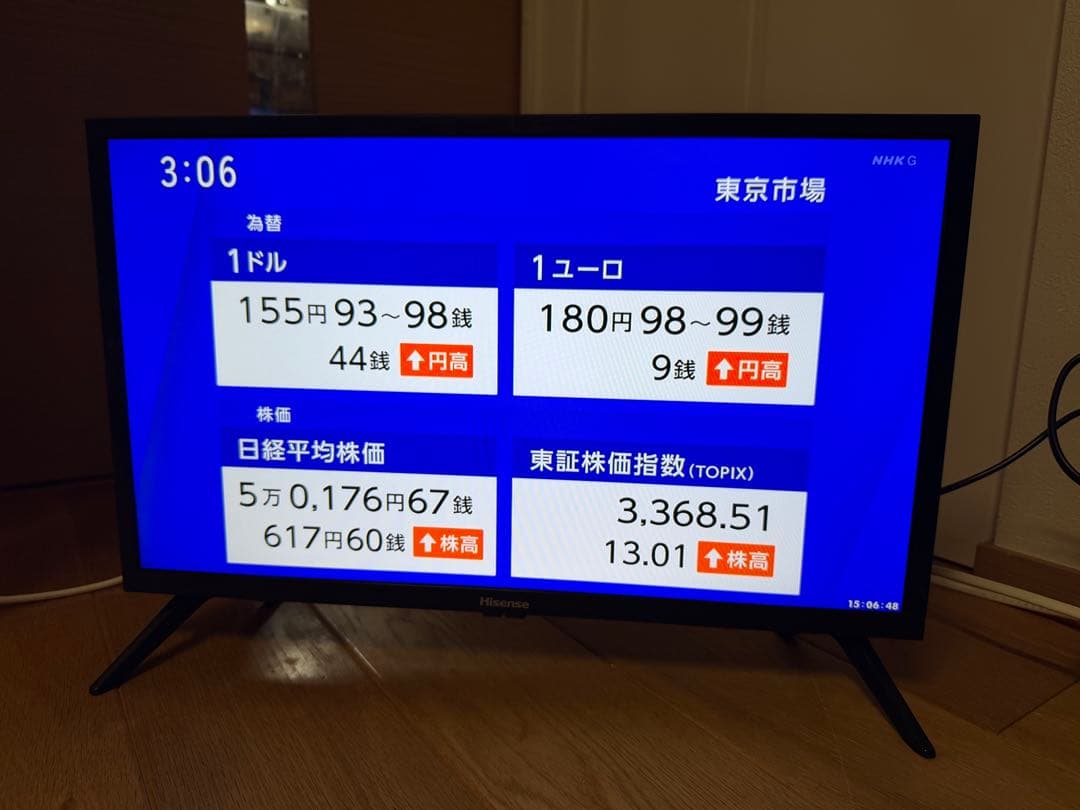 【美品】2024年製 ハイセンス 24V型 液晶テレビ 24A4N