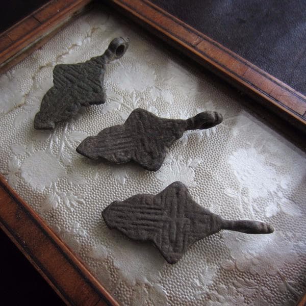 17世紀　ロシアン・クロス　3点セット　21　アンティーク　ブロンズ　ロザリオ