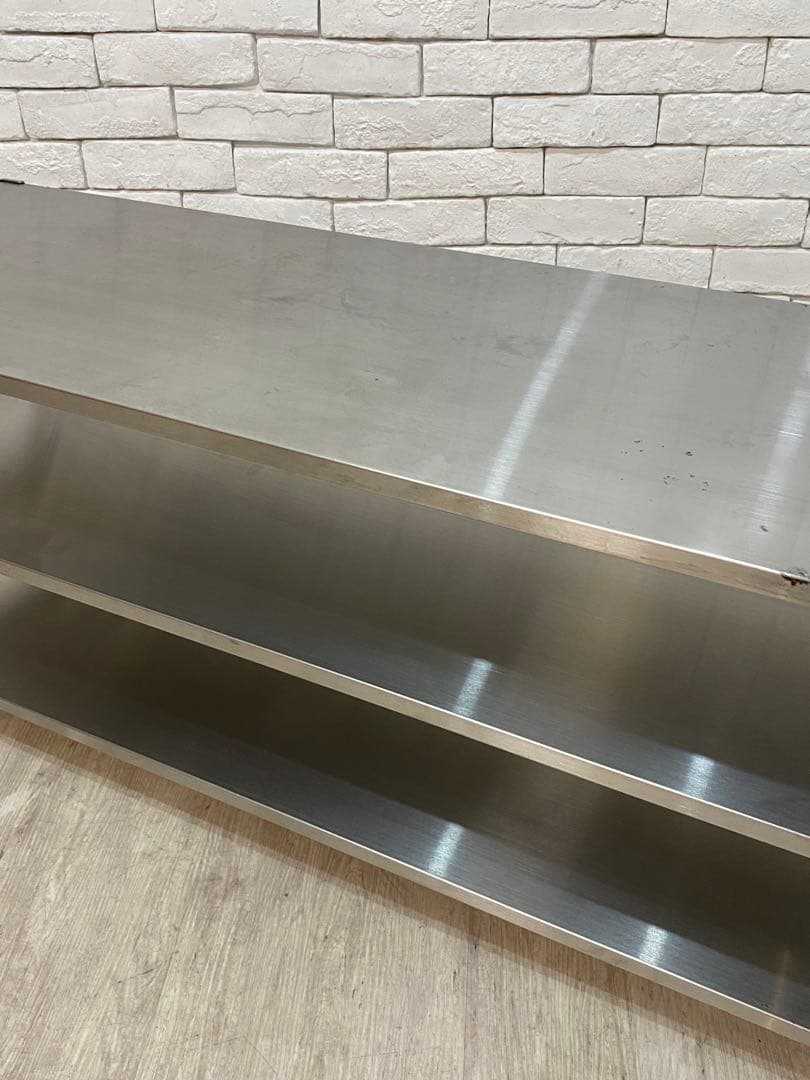 【東京都内23区配送無料】無印良品　ステンレス　棚　ラック　スチール　テレビ　本