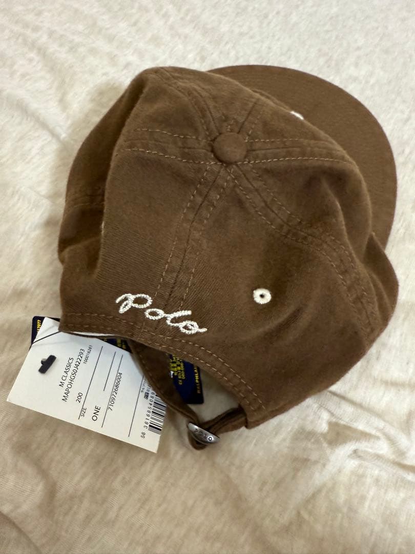 ポロラルフローレン　ブラウン キャップ