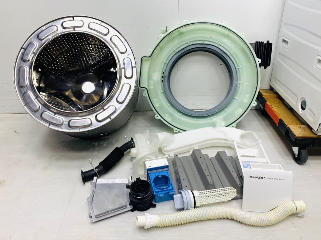 ES-S7C 3ヶ月保証 18年安心分解洗浄マンションサイズ ドラム式洗濯乾燥機