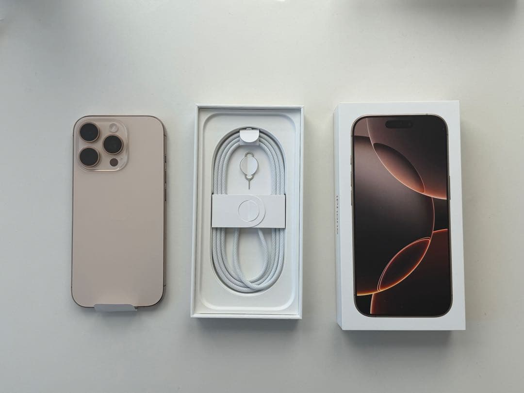 【交換後未使用】iPhone16 Pro 1TB デザートチタニウムSIMフリー