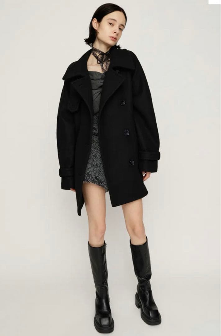 SLY STAND NECK MIDI コート ピーコート