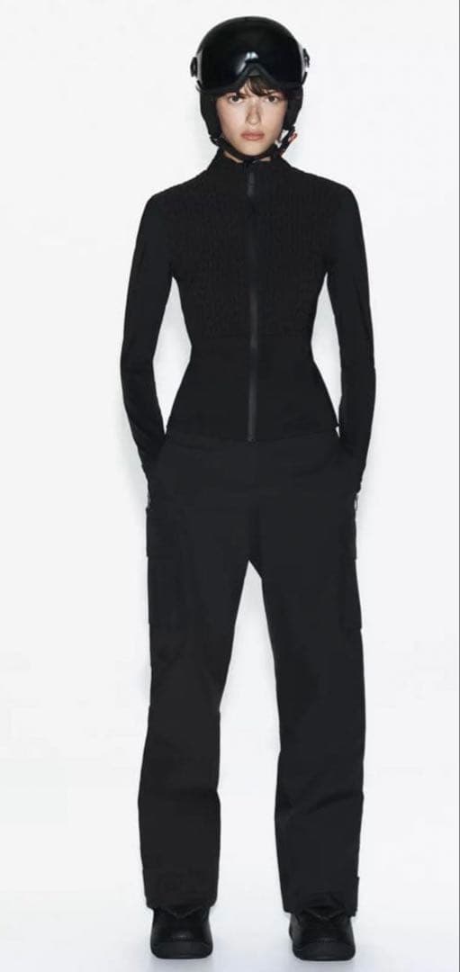 ZARA スキーウエア　防水　防風　カーゴパンツ