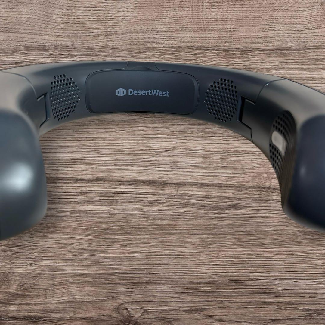 【DesertWest 】首掛け扇風機 ネックファン 折りたたみ式