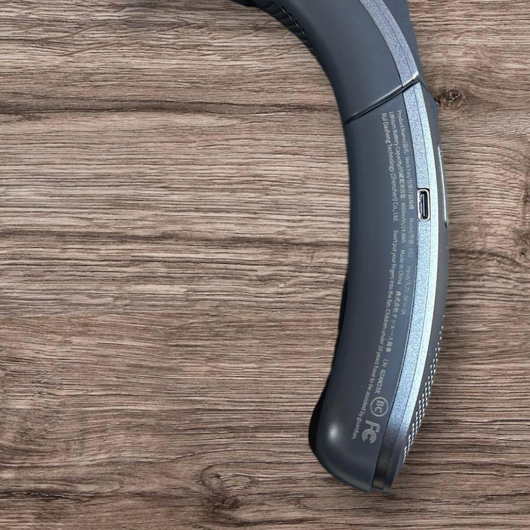 【DesertWest 】首掛け扇風機 ネックファン 折りたたみ式