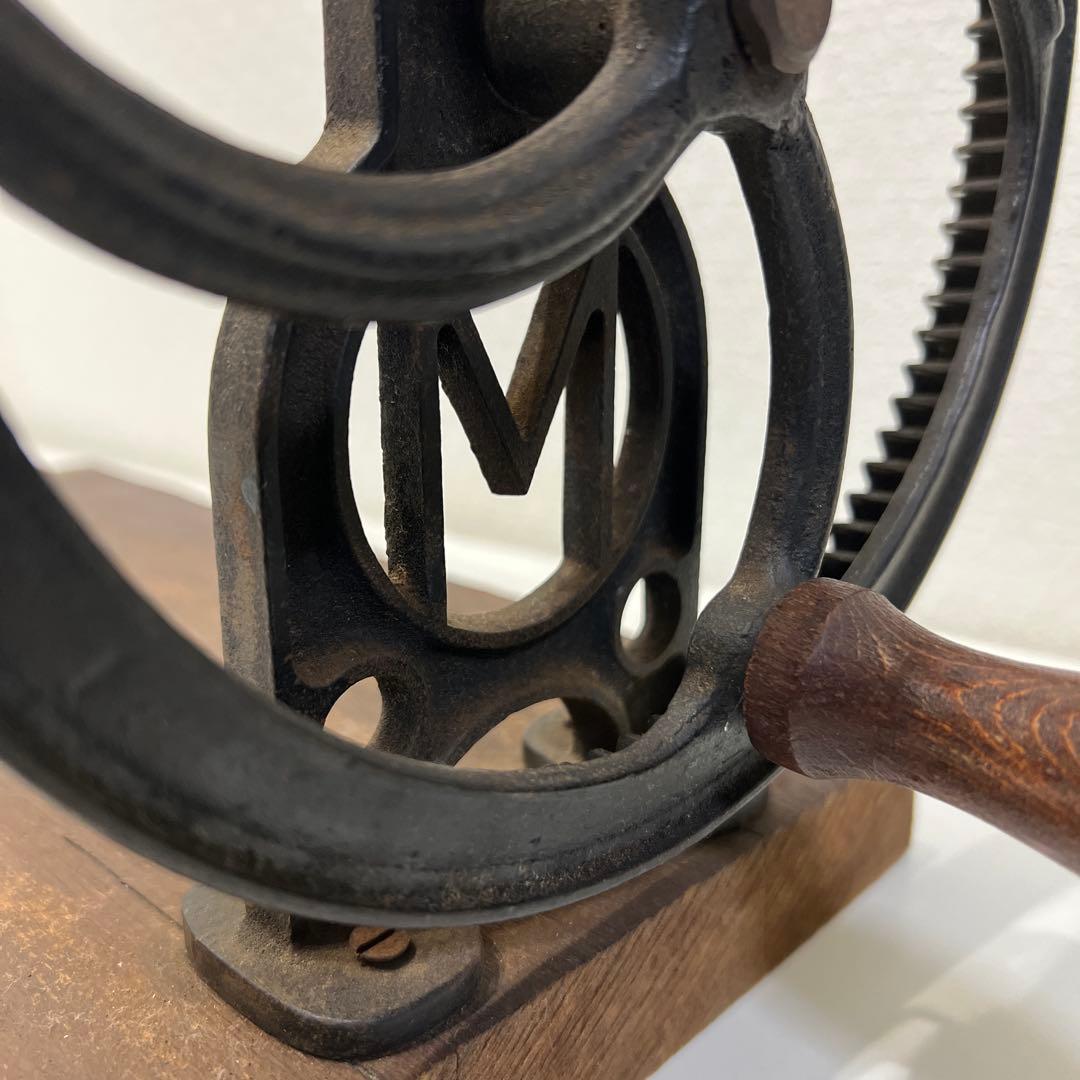 座繰り機　Mの刻印　古道具