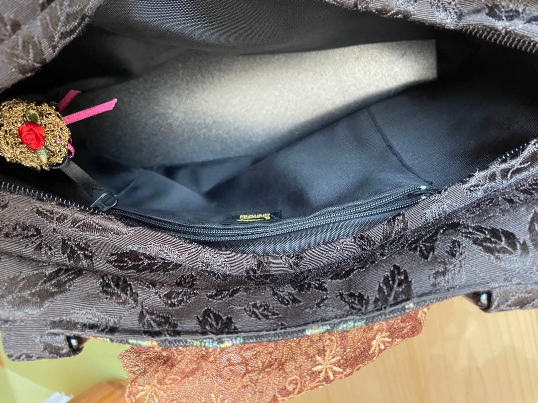 【希少、未使用品】Cimaki ちまき　両面ゴブラン生地使用　　ハンドバック