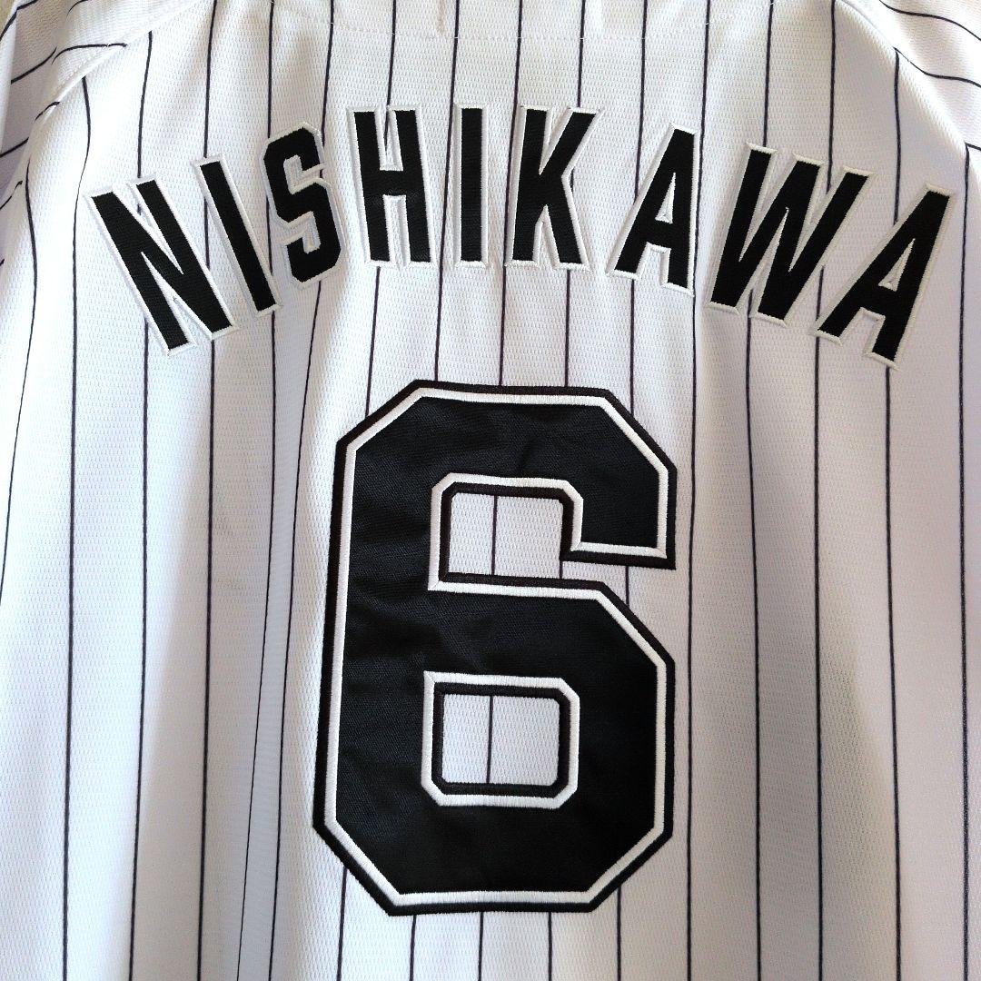 千葉ロッテマリーンズ/西川史礁　ホームユニフォーム　Lサイズ