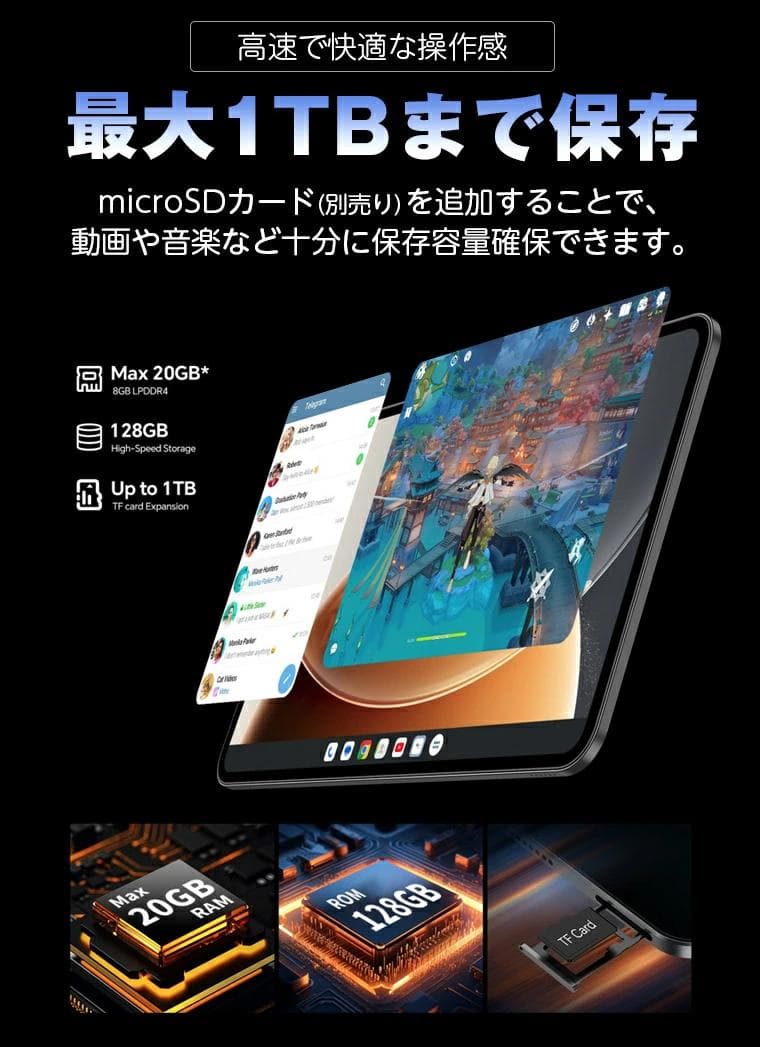 TECLAST T65 Android タブレット13.4インチ