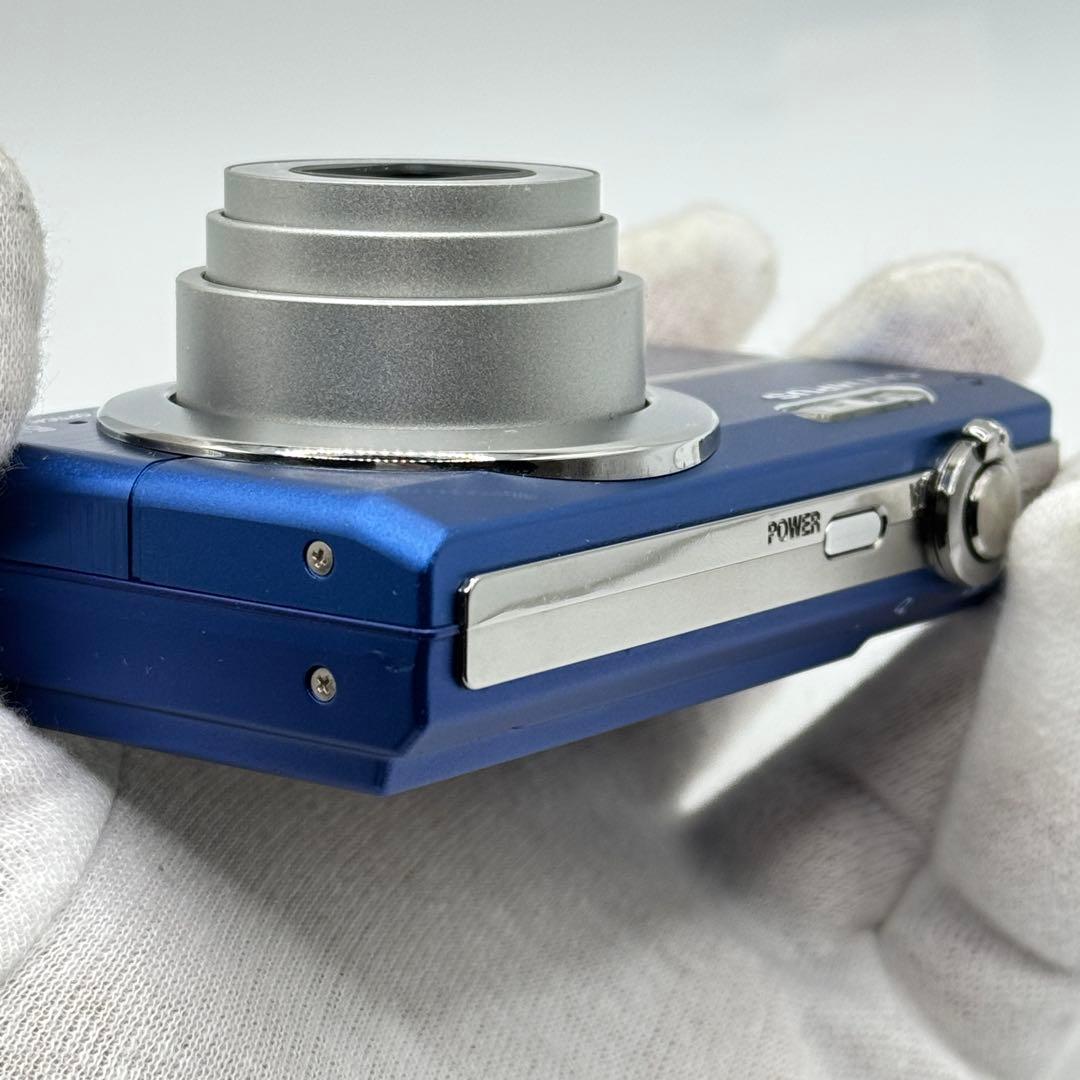 【美品 箱付】 OLYMPUS FE-370 青 オリンパス コンデジ