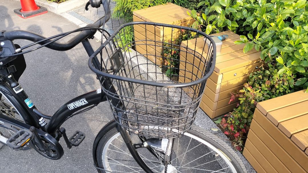 ★引取のみ対応 さいたま市西区 ママチャリ、チャイルドシート付き 6段変速自転車