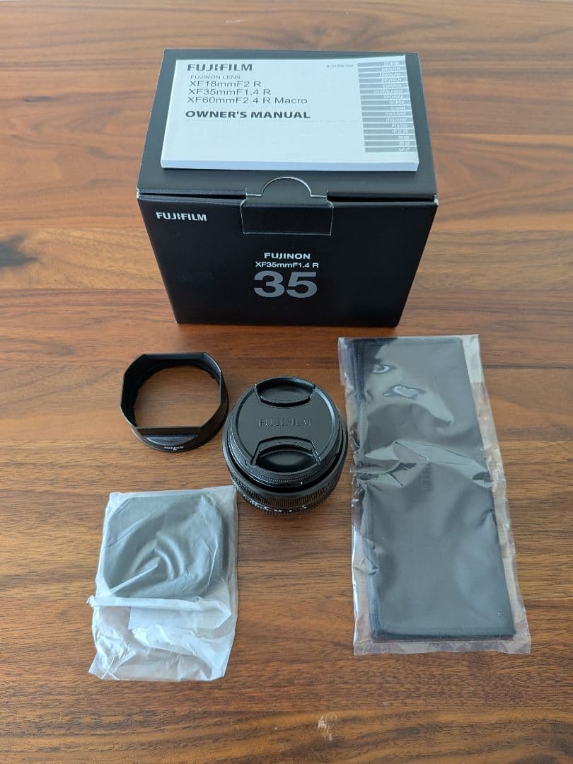 フジノンレンズ [XF35mmF1.4 R] レンズフィルター・箱付