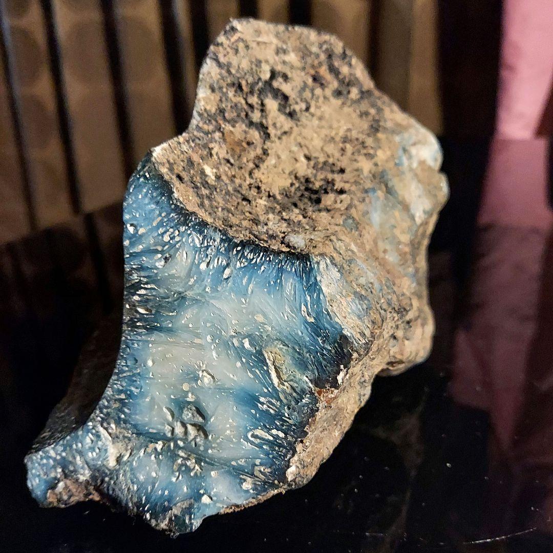 ド迫力！ブルーアイス グレイシアライト ナカウライト原石1,7kg超え巨石 67